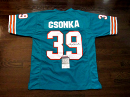 Larry Csonka Sbc Miami Dolphins Hof Signed Auto Dolphins Football Jersey Jsa 2 - $395.99