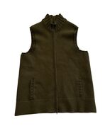 Vintage Country Shop Green Wool Blend Womens Sweater Vest Size Medium Pr... - €17,04 EUR