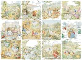 Counted cross Stitch Pattern twelve beatrix potter 438*321 stitches BN1544 - £2.98 GBP