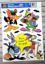 Looney Tunes Halloween Window Decor Bugs Bunny Lola Taz Daffy Witch Clow... - £4.01 GBP