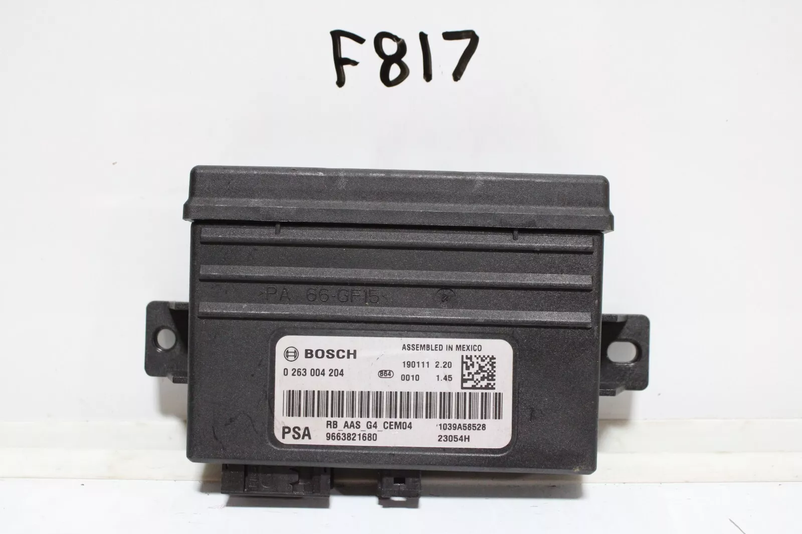 New OEM Park Sensor Control Module Relay Citroen Peugeot 0263004204 9663... - $39.60