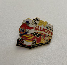 Bill Elliott Race Car Driver Pin #94 McDonalds Unocal 76 - $20.00