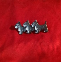 Cairn Westie Scottish Terrier Pin Sterling - £16.48 GBP