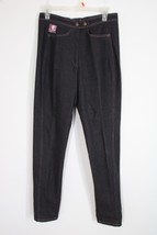 Linda Lundstrom 10 Black High Waist Cotton Stretch Jeans Altered - £17.92 GBP