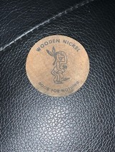Wooden Nickel Good For Nothing Stewdson Centennial 1874-1974 - £0.78 GBP