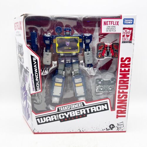 Primary image for TRANSFORMERS Soundwave NETFLIX War for Cybertron NEW Hasbro 