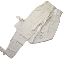 NWT Reformation Avalon in Cream Belted Paperbag Tie Ankle Pants 2 $178 - £87.91 GBP