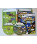  SEGA Superstars Tennis &amp; Live Arcade Compilation (Microsoft Xbox 360, 2... - £10.31 GBP