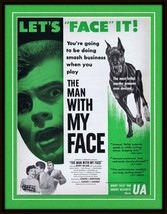 ORIGINAL Vintage 1951 The Man With My Face 11x14 Framed Advertisement B ... - $148.49