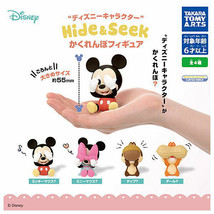 Disney Character Hide &amp; Seek Mini Figure Collection Mickey Minnie Chip Dale - £21.50 GBP