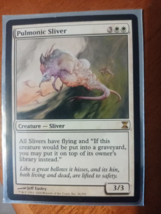 Pulmonic Sliver Magic The Gathering Time Spiral 36 White Rare 2006 Vinta... - $6.05