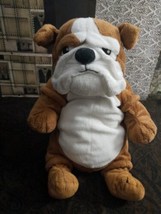 Ikea Gosig Clapper 15&quot; English Bulldog Stuffed Plush Toy Animal  - £35.20 GBP