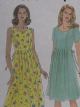 Simplicity Pattern 7701 Misses' Loose Dress in 2 Lengths Size 8-12 Vintage 1990s - $7.95