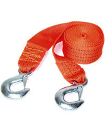3 Ton 2&quot; x 12ft Tow Strap w/ Hooks 6,000 lb Capacity Webbing Rope Heavy ... - $18.69