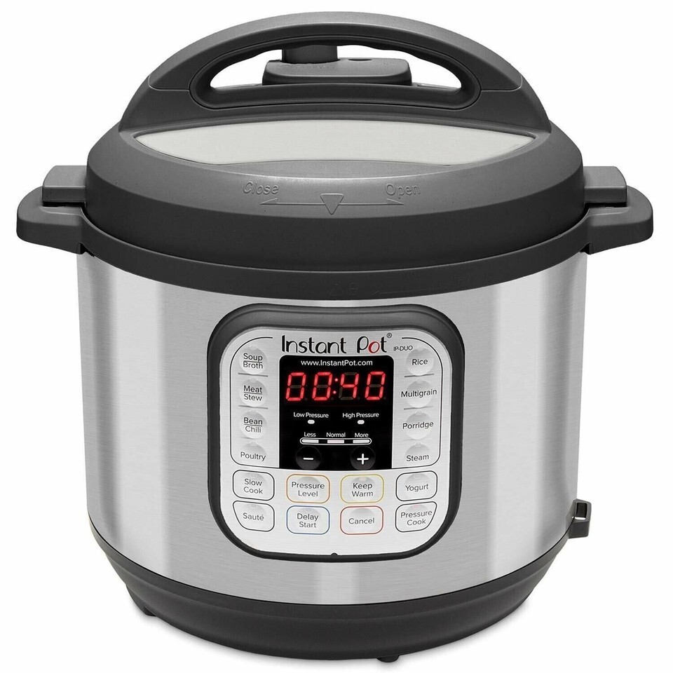 Instant Pot Duo 7-in-1 Electric Pressure Cooker - Stainless Steel/Black,... - $138.59