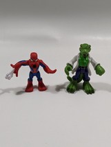 Playskool Marvel Super Hero Squad Lizard And Spider-Man - £10.24 GBP