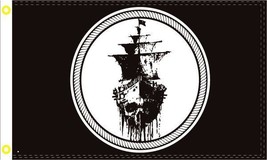Pirate Ghost Ship Flag - 3x5 Ft - £15.89 GBP