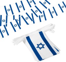 Anley Israel String Flag Pennant Flag Patriotic Events Independence Day Decor - £6.26 GBP