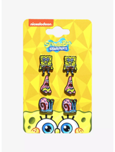 OFFICIAL Nickelodeon Spongebob Square Pants 3x Stud Earrings - £9.38 GBP
