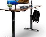 Standing Desk Adjustable Height (63&#39;&#39; X 30&#39;&#39;) W/Wireless Charging, Usb-C... - £362.40 GBP