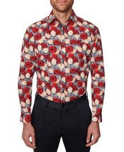 MSRP $80 Society of Threads Slim-Fit Floral Dress Shirt Size XXL 18-18.5... - $848.21 MXN