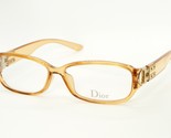 Neuf Christian Dior CD 3120 HKY Orange Clair Lunettes CD3120 55-14-130 - $183.14