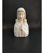 Vintage Praying Virgin Mary Blessed Mother Planter Ceramic 9&quot; - £18.00 GBP