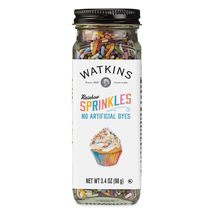 Watkins Rainbow Decorating Sprinkles, No Artificial Dyes, Kosher, 3.4 Ou... - $6.55