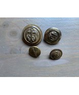 Antiguo Vintage Israel Ejército Botones IDF Marina - $15.05