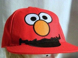 Sesame Street ELMO Adult Cap Hat Fitted Wool Acrylic Blend Size Large 14... - $19.80