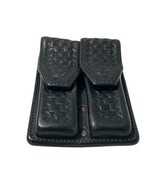 A E Nelson Leather Co Magazine Black Holster Basket Weave 141 S&amp;W 3806 - $629.37 MXN