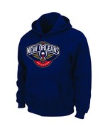 NWT NBA New Orleans Pelicans Youth Medium Navy Poly Synthetic Pullover H... - $400.06 MXN