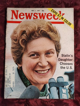 Newsweek Magazine May 1 1967 Svetlana Stalin Montreal Expo 67 - £8.68 GBP