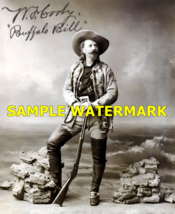 Buffalo Bill Cody Photo signed Never-before-seen -B1 - £1.45 GBP
