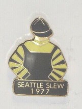 SEATTLE SLEW - 1977 Kentucky Derby Winner Jockey Silks Pin - £15.80 GBP