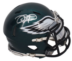 Jalen Hurts Autographed Philadelphia Eagles Mini Speed Helmet w/ Visor Fanatics - £418.25 GBP