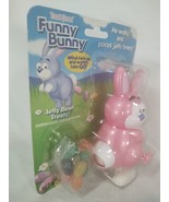 Funny Bunny Wind Up Pooping Easter Candy Jelly Bean Dispenser Pink Treat... - $10.18