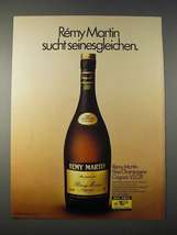 1977 Remy Martin Cognac Ad - in German - Remy Martin sucht seinesgleichen - $18.49