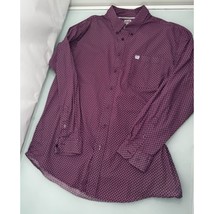 Cinch Men Western Shirt Long Sleeve Button Up Rodeo Rockabilly Long Slee... - £19.30 GBP