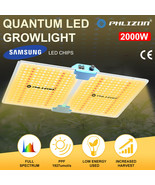 Phlizon PL-2000 Plant LED Grow Light w/ Samsung LM281B LED Dimmable Full... - $89.99