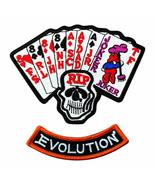 Ace Joker Dead Man&#39;s Hand Evolution Harley Marlboro Man Movie Patch [2PC... - £11.94 GBP