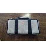 Vintage Canvas Shell &amp; Thick Soft Lined Hand Gun Case Carry Bag ONLY - $18.49