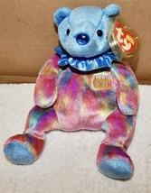 TY Beanie Baby September Teddy Birthday Bear 8&quot;2001 Mint Tag Stuffed Animal 258F - £6.38 GBP