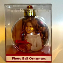 Photo Ball Christmas Tree Ornament Clear Acrylic, A Personalized Gift You Design - £8.40 GBP