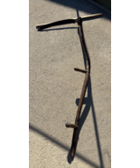 Vintage Antique 60” Long W/  21” Blade Scythe Farm Sickle Hay Tool - $545.28 CAD
