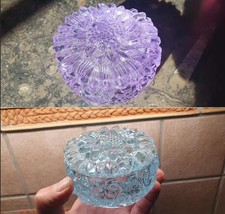 Alexandrit glass bonbonier color change rare collectible item - $116.00