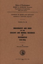 Bibliography and Index of Geology and Mineral Resources of Washington, 1937-1956 - £14.83 GBP