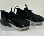 Nike Air Max 270 Black White Shoes Sneakers 943345-001 Big Kids Youth 5Y - $49.44