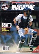 1991 MLB San Diego Padres Magazine Program VS Houston Astros June Scored - £19.38 GBP