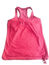 Athleta Women’s Small Workout RacerBack Tank W/Built In Bra Drawstring A... - $11.39